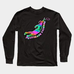 "Ultimate Frisbee Gradient" Long Sleeve T-Shirt